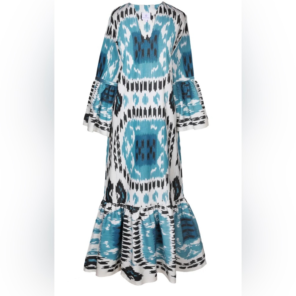 Pax Philomena Bellagio Cotton IKat Mermaid Dress